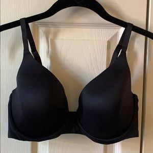 Aerie Sunnie Black Bra Full Coverage Lightly Lined